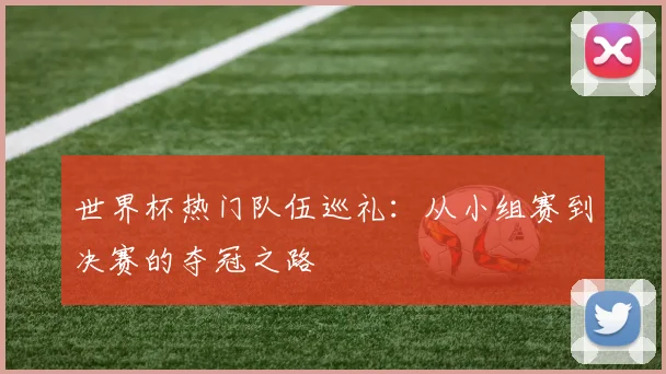 世界杯热门队伍巡礼：从小组赛到决赛的夺冠之路